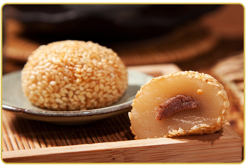 稻香村 盒装麻团(豆沙)360g (买一赠一)(保质期至2019年3月4日)