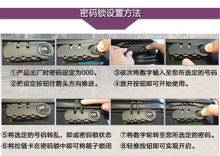 秀乐途(surelaptop )磨砂面防刮拉杆箱24寸·紫色