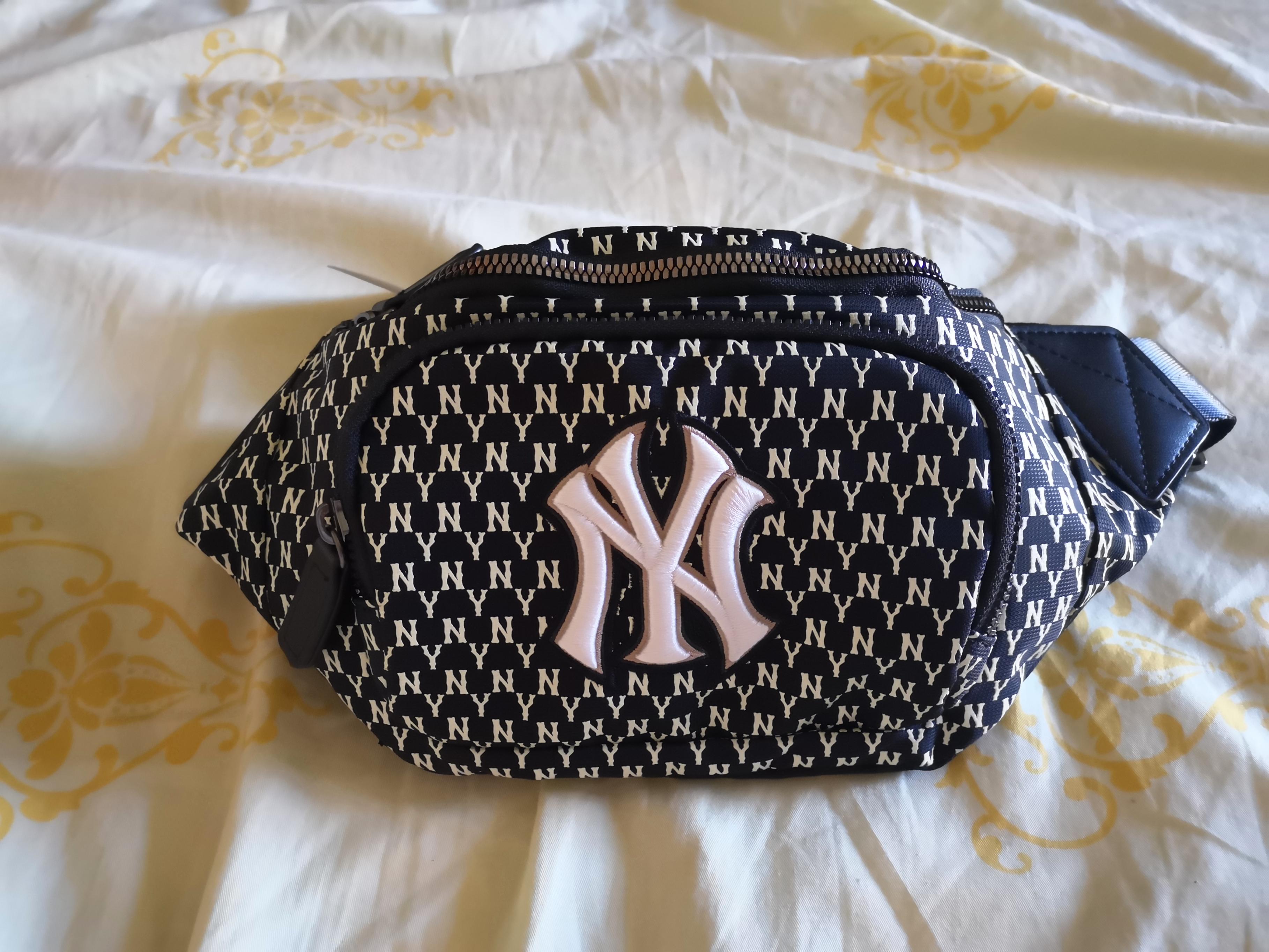 【mlb 老花(腰包)黑色印花 ny32bgc9911-50l·老花(腰包)黑色印花ny】