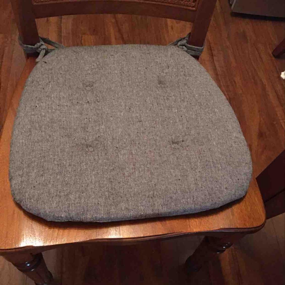 迈可维太空棉日式屁股坐垫2个·灰色